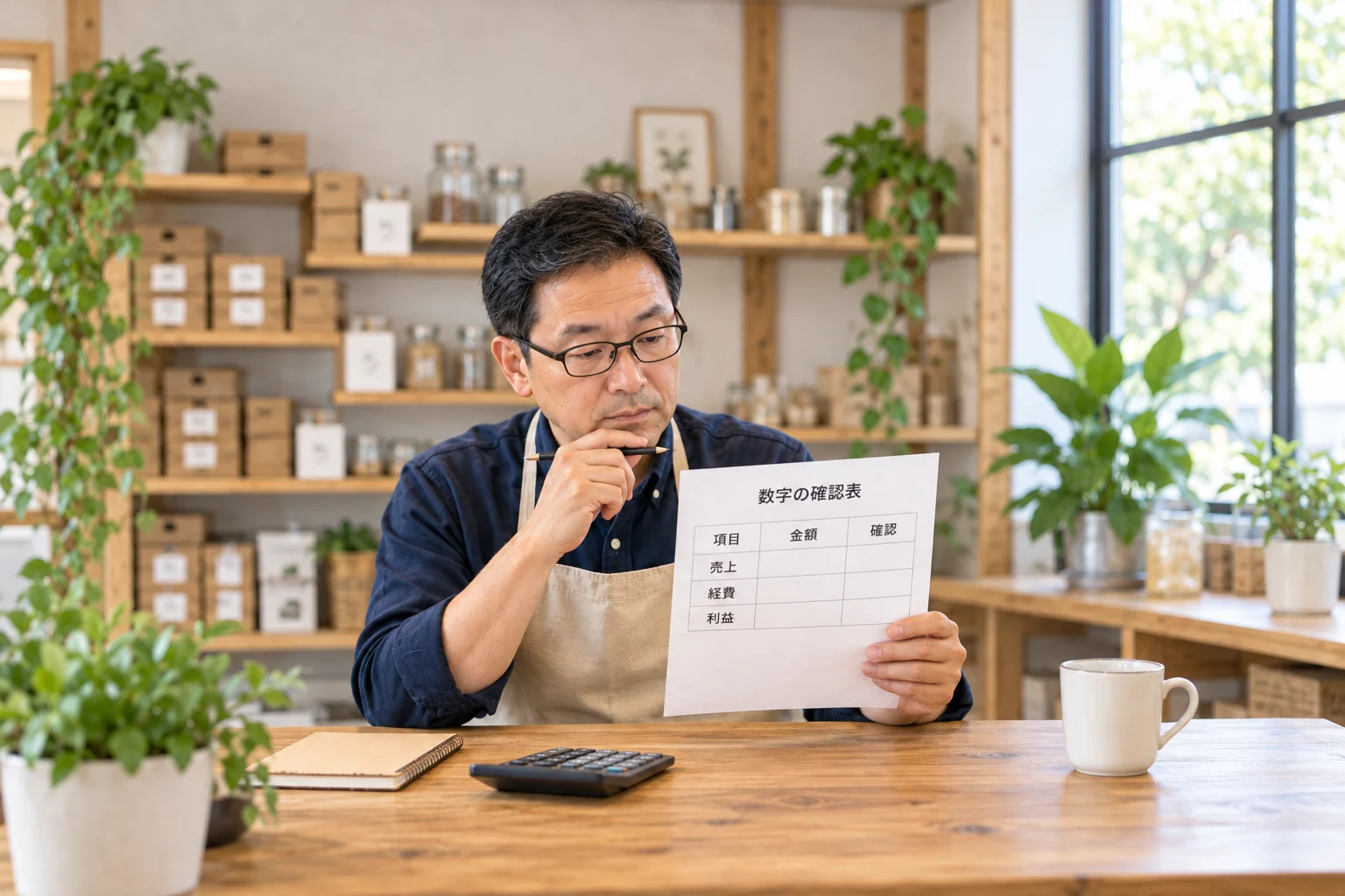 仕事の売上・経費・利益を確認するイメージ